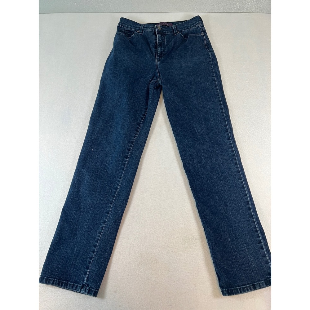 Gloria Vanderbilt Amanda Jeans Women 10 Blue Excellent High Rise Straight Leg
